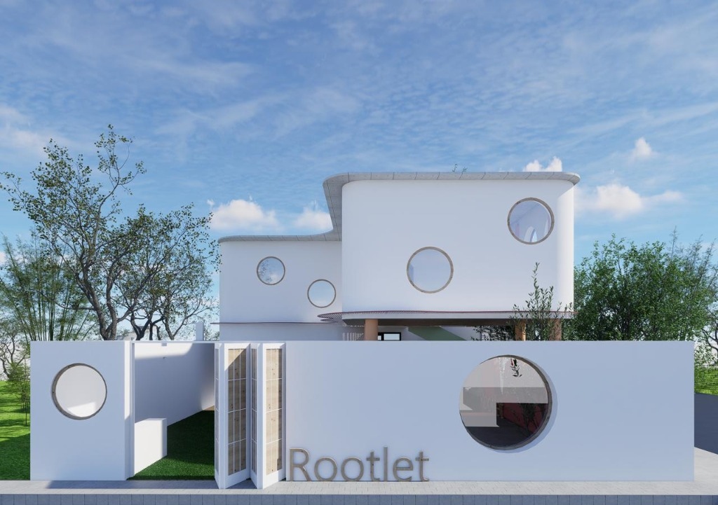 Rootlet Preschool Front Elevation